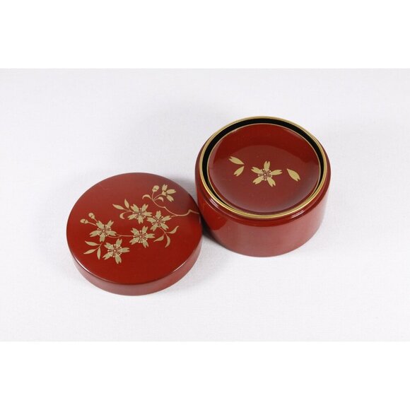 Vintage Zohiko Japanese Sakura maki-e Kyoto Urushi Lacquerware dishes - Picture 2 of 6